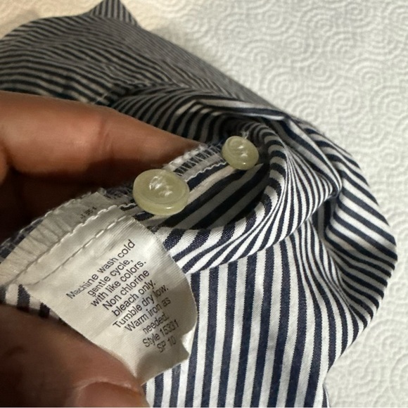 J. Crew Black and White Button Down Shirt - Picture 7 of 7